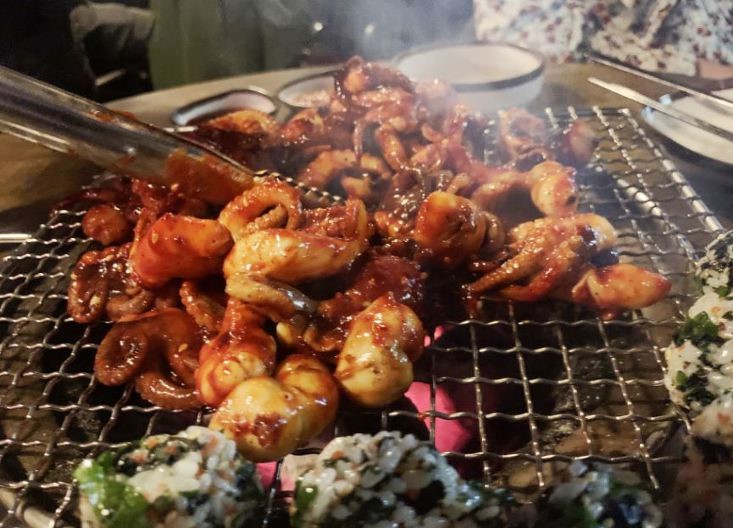 숯불쭈꾸미구이
